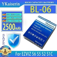 2500Mah Long-Lasting Performance Digital Camera Battery For Ezviz S6 S5 S2 S1C BL-06
