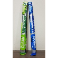 Plastic Book Wrapper Emboss/Clear 5m