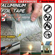 Aluminium Roof Tape Pelekat Gam Pita Tampal Zink Tangki Paip Atap Rumah Bumbung Dinding Kuat Penampa