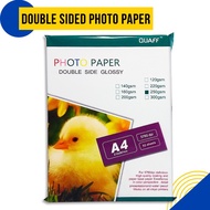 QUAFF Double Sided Glossy Photo Paper A4 Size 120gsm 140gsm 160gsm 200gsm 220gsm 250gsm 300gsm