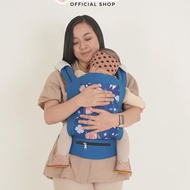 Latest.. Papamama Baby Carrier - Popo - Spring Bird - 7033