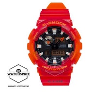 [Watchspree] Casio G-Shock G-Lide Series Red Semi-Transparent Watch GAX100MSA-4A GAX-100MSA-4A