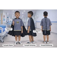 HOME CARE CHILDREN'S PATIENT CLOTHES WITH SUPER HERO BATMAN CHARACTERS 3-10 YEARS?CHILDREN'S PATIENT