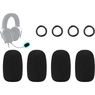 4Pcs Microphone Cover For Razer BlackShark V2/V2 Pro/V2 X Barracuda X Kaira/Kaira Pro/Kaira X Kraken