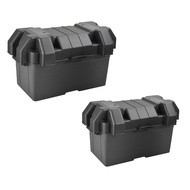 [mcfsnzwtxz1bw] Battery Storage Box Battery Tray Cases with Strap Lightweight Waterproof Multifuncti