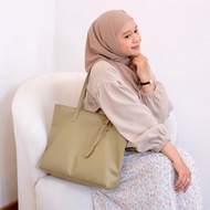 (FIT LAPTOP) inara tote bag SHOPPER/ Work tote bag/ Work bag Koran reading bag/