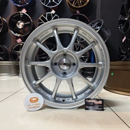[4PCS] New Sport Rim 16inch Type-F SSR 16X7JJ ET38 4H100 HYPER SILVER