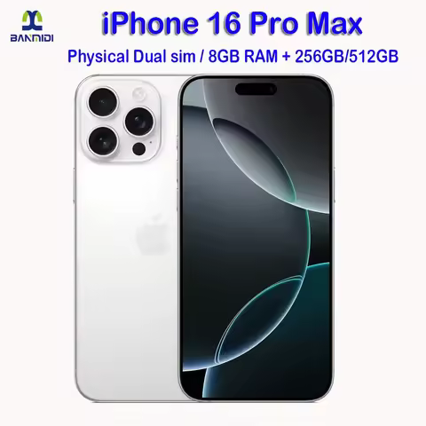 Original Apple iPhone 16 Pro Max Smartphone 256GB 512GB iOS 18 6.9" Super Retina XDR OLED 48MP Tripl