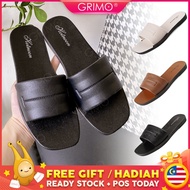 READY STOCK💝GRIMO Timesy Sandal Women's Kasut Shoe Slipper Lady Perempuan Wanita Girl Lawa Casual Gi