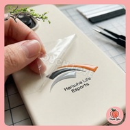 HLE Hanwha Life Esports LoL Logo Embossed Sticker Set - Zeus Peanut Zeka Viper Delight | UV DTF Stic