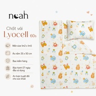 Lyocell 60s Premium Children's Blanket and Pillow Set Size 1m2x1m5 with Pillowcase 35x50cm Soft, Coo
