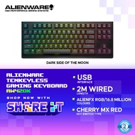 Dell ALIENWARE Tenkeyless Gaming Keyboard – AW420K RGB Lightning | USB | Cherry MX RED