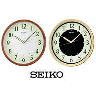 100% ORIGINAL SEIKO Quiet Sweep Lumibrite Analogue Wall Clock QXA472 (QXA472B, QXA472G) [Jam Dinding