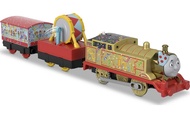Fisher-Price Thomas & Friends Trackmaster Golden Thomas, Motorized Train Engine for Preschoolers Age