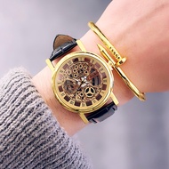 Beauty Watch นาฬิกาผู้หญิงนิยม นาฬิกาข้อมือแฟชั่น นาฬิกาสวยๆของผู้หญิง รุ่น GC-034 (สีทอง/ดำ)