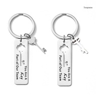 【CH*】 Employee Appreciation Keychain Pendent Keychains Women Keyrings for Party Daily