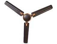 Usha Racer Chrome 1200MM Ultra High Speed 400RPM Ceiling Fan with three black blades and chrome acce