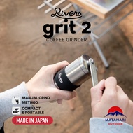 RIVERS - COFFEE MANUAL HAND GRINDER GRIT2 PORTABLE LIGHTWEIGHT FOR COFFEE BEAN ESPRESSO