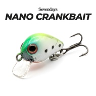 Nano Crankbait Minnow 2.5cm / 1.8g Deep Diver Gewang Killer Umpan Casting Fishing Lure Pancing