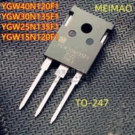 2PCS Original Field Effect Pipe Crystal Pipe Welding Machine MOS YGW10N120T1 YGW15N120F1 YGW15N120T1