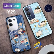Softcase Glass For VIVO Y29 (4G) & VIVO Y29 (5G) - Case Handphone For VIVO Y29 (4G) & VIVO Y29 (5G) 