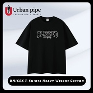 URBAN PIPE YH02 Unisex Oversized Tee | M-3XL | 230g Cotton | Logo Print | Korean Hiphop Summer Stree