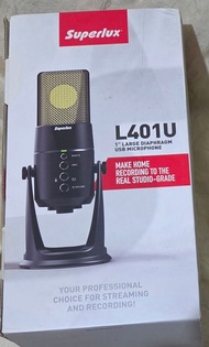 Superlux L401U  大振膜 USB 電容式麥克風