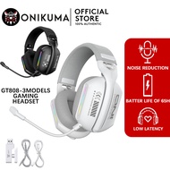 Onikuma GT808 Wireless Three Mode E-Sports Gaming Headset Removable Microphone Gaming Headset Blueto