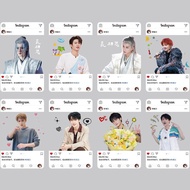 T Tanjian Times Through Card pvc Card Long Acacia Stills Personal Daily High-Appearance Photos 8 Sel