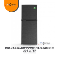 KULKAS SHARP 2 PINTU SJ 236 MNHS 205 LITER MEDAN