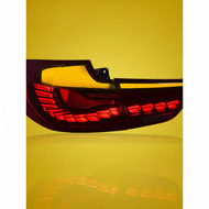 Antares | ชุดไฟท้าย F34 เหมาะสำหรับ BMW 3 Series ปี 13-20 ไฟ LED ไหลแบบเกล็ดมังกร