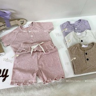 Emmy brand Girls' cotton ruffle set