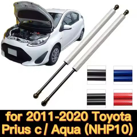for 2011-2020 Toyota Aqua NHP10 / Prius c Front Hood Bonnet Car Gas Struts Lift Supports Shock Absor