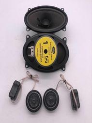 二手哈曼卡頓4x6寸汽車普桑音響車載無損改裝揚聲器低音喇叭