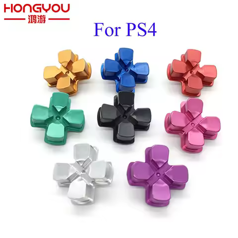 Aluminum Metal Material Dpad Button Direction Button For PS4 Controller Joystick Replacement accesso
