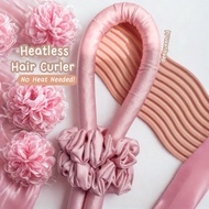 Heatless Hair Curler Satin Premium | Heatless Hair Roller | Natural & Soft Hair Removal Tool