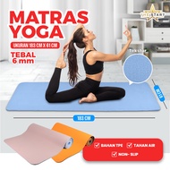 Matras Yoga Mat Olahraga Senam Lantai Meditasi Gym Fitness Karpet Lantai