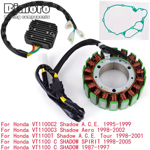 Engine Stator Coil Voltage Regulator rectifier For Honda VT1100 C2 C3 T Shadow A.C.E. Tour Aero 1995