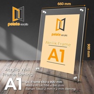 Best Selling ACRYLIC Frame A1 ACRYLIC Frame A1 2mm + 2mm LANDSCAPE/ PORTRAIT SALE
