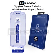 (17 Pro Max)Hoda Sapphire monolithic tempered glass with adhesive frame for iPhone 17 Pro Max, 16 Pr