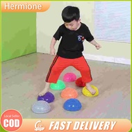 Yoga Ball Balance Ball Spiky Massage Half ball Children Balance Ball Sensory Integration Balance Toy