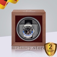 【Local delivery】MELANCY Spot Goods Luxury Gift Brand Wood Watch Winder Box High-End 1Slot Automatic Watches Box with Mabuchi Moto