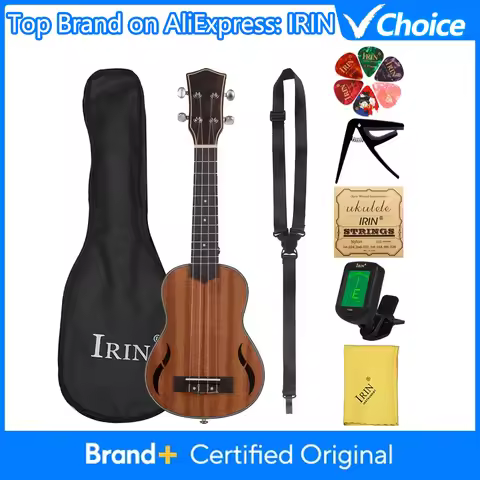 21 Inch Ukulele 4 Strings Hawaiian Guitar Mahogany Mini Guitarra Ukulele With Bag Strings Tuner Capo