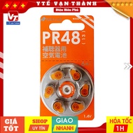 ✅ Pin Nút Máy Trợ Thính PR48  NEXcell Size P13 Nhật (vỉ 6 viên) -VT0353 - Y Tế Vạn Thành