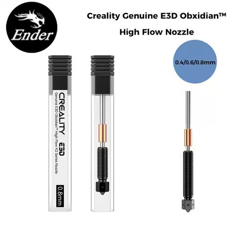 Creality Genuine E3D Obxidian™ High Flow Nozzle Assembly K2 Series for K2 Plus Creality Hi 3d Printe
