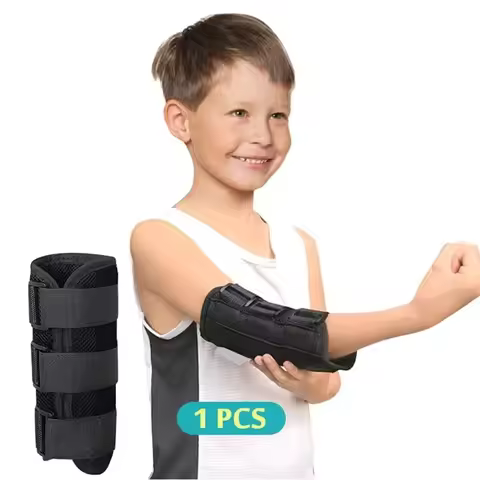 1Pcs Elbow Splint for Cubital Tunnel Syndrome, Ulnar Nerve Brace, Pediatric Arm Immobilizer, Child E