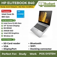 LAPTOP HP ELITEBOOK 840 G5/G6, 830 G5/G6, Intel i5/i7 (8th/10th GEN) (REFURBISHED)