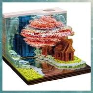 [uhktyltui.vn] 3D Tear Away Art Weekly Calendar 2025 with Led Light,Rip Away Calendar Art 3D,Pull Ap