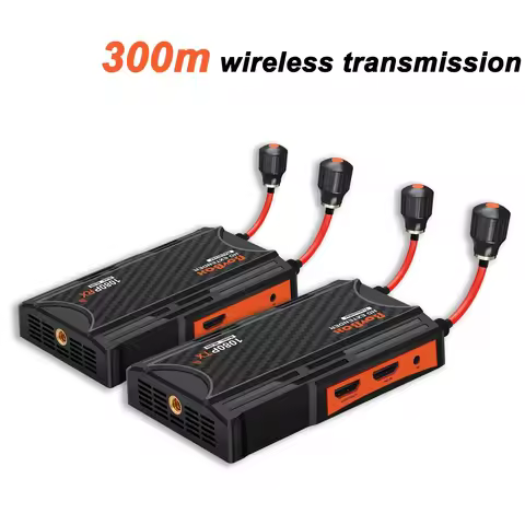 300m Wireless Extender 5.8Ghz Wireless HDMI Transmitter and Receiver Screen Share for DSLR Camera Li