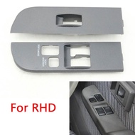 RHD Car Interior Front Door Side Armrest Window Close Open Switch Cover Panel For Toyota Land Cruise